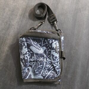 AARP Deluxe travel Bag organizer In Floral Blue